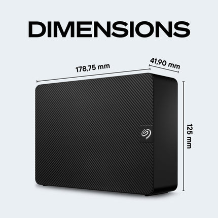 Seagate Expansion 20TB Desktop External HDD USB 3.0 with Rescue Service