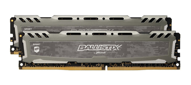 Crucial Ballistix Sport LT 16GB 2 x 8GB DDR4 2666MHz CL16 UDIMM Desktop RAM