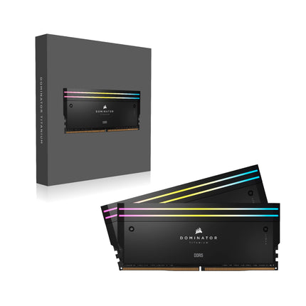 Corsair DOMINATOR TITANIUM RGB 96GB DDR5 RAM 6600MHz CL32 Desktop PC RAM