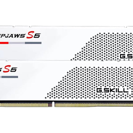 G.SKILL Ripjaws S5 32GB DDR5 6000MHz CL30 2 x 16GB White Desktop RAM Kit