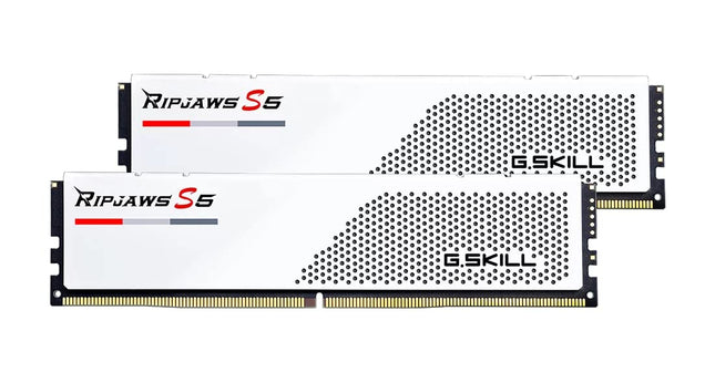 G.SKILL Ripjaws S5 32GB DDR5 6000MHz CL30 2 x 16GB White Desktop RAM Kit