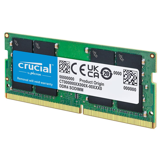 Crucial 32GB 1 x 32GB DDR4 3200MHz CL22 SO-DIMM Laptop RAM Memory Module
