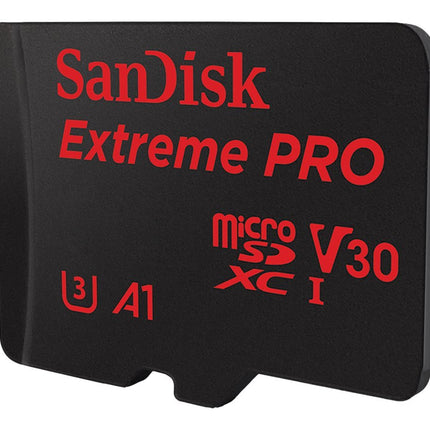 SanDisk Extreme PRO 128GB microSDXC UHS-I Class 10 U3 V30 A1 Memory Card