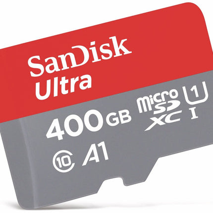SanDisk Ultra 400GB microSDXC UHS-I U1 A1 Up to 100MB/s Read Memory Card