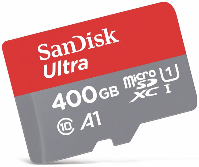 SanDisk Ultra 400GB microSDXC UHS-I U1 A1 Up to 100MB/s Read Memory Card