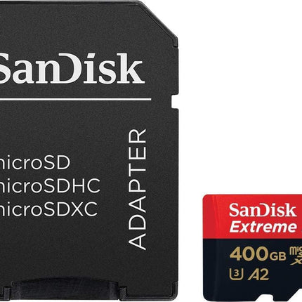 SanDisk Extreme PRO 400GB microSDXC UHS-I Class 10 U3 V30 A2 Memory Card