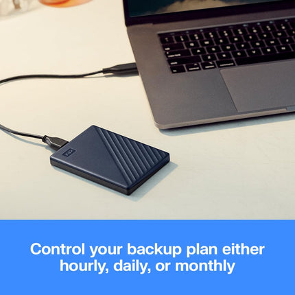 WD My Passport Ultra 4TB Blue Portable External HDD USB-C AES Encryption