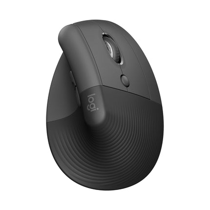 Logitech Lift Wireless Vertical Ergonomic Computer Mouse 4000 DPI Graphite