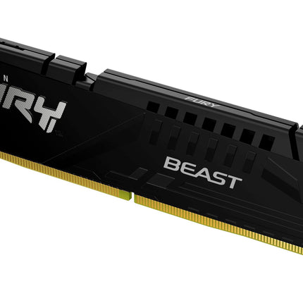 Kingston FURY Beast Black DDR5 32GB 5600MT/s CL36 DIMM Desktop Gaming Memory Single Module AMD EXPO and Intel XMP - KF556C36BBE-32