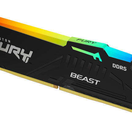 Kingston FURY Beast RGB 32GB DDR5 5600MHz CL40 XMP Desktop DIMM Memory