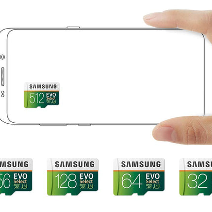 Samsung EVO Select 128GB microSDXC UHS-I U3 Up to 100MB/s Read Memory Card