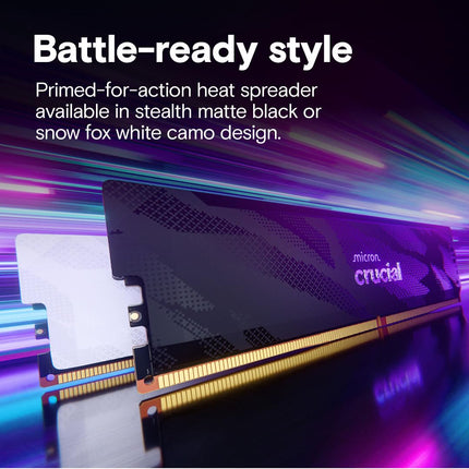Crucial Pro 32GB 2 x 16GB DDR5 6400MHz CL32 UDIMM Desktop RAM Computer RAM