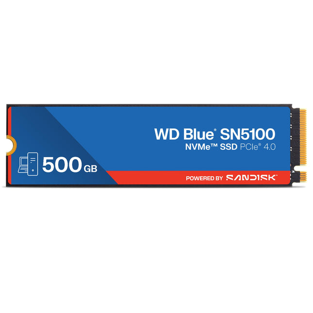 Western Digital WD Blue SN5100 500GB NVMe SSD, PCIe 4.0 x4, Internal SSD