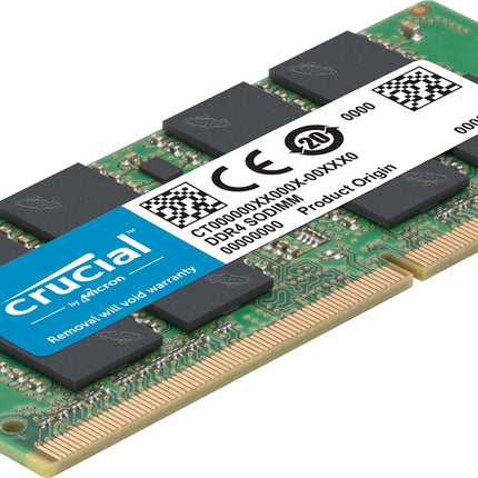 Crucial 64GB 2 x 32GB DDR4 2666MHz CL19 SO-DIMM Laptop RAM Memory Module