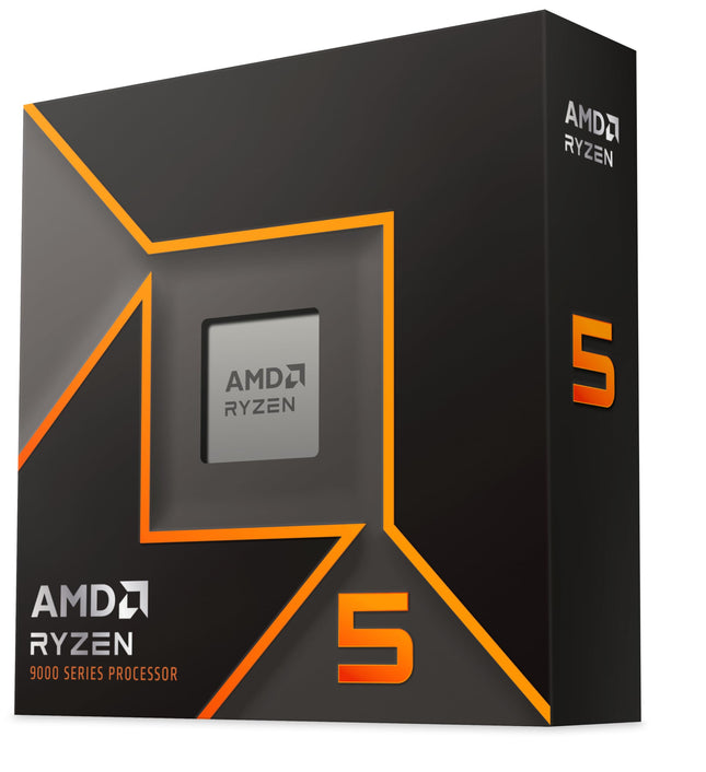 AMD Ryzen 5 9600X AM5 CPU - 6-Core Processor, up to 5.4GHz, Without Cooler