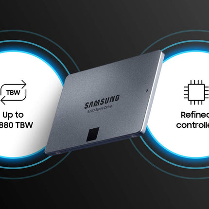 Samsung 870 QVO 4TB 2.5-inch SATA III SSD 560/530 MB/s for PC & Laptop