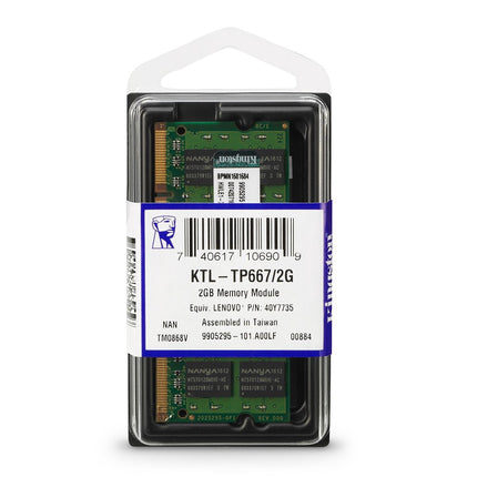 Kingston System Specific 2GB 1 x 2GB DDR2 667MHz SO-DIMM Notebook Memory