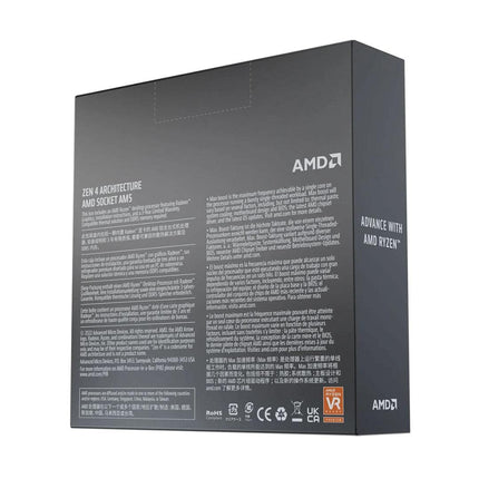 AMD Ryzen 5 7600X AM5 CPU - 6-Core Processor, up to 5.3GHz, Without Cooler
