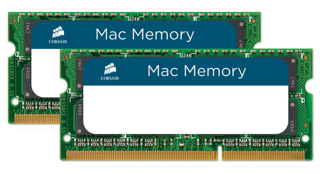 Corsair Mac Memory 8GB 2 x 4GB DDR3 1066MHz CL7 SO-DIMM Laptop RAM Module