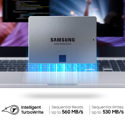 Samsung 870 QVO 4TB 2.5-inch SATA III SSD 560/530 MB/s for PC & Laptop