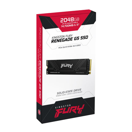 Kingston FURY Renegade G5 2TB M.2 2280 NVMe SSD, PCIe 5.0 x4, Internal SSD