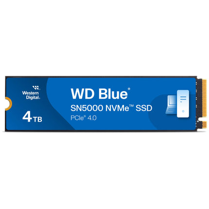 Western Digital WD Blue SN5000 4TB NVMe SSD, PCIe 4.0 x4, Internal SSD