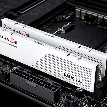 G.SKILL Ripjaws S5 32GB DDR5 6000MHz CL30 2 x 16GB White Desktop RAM Kit