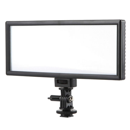 VILTROX L132T 0.78"/2cm Ultra Thin CRI95 5600K/3300K LED Video Light Dimmable Flat Panel On-camera Light Pad for Canon Nikon Pentax Olympus Samsung Panasonic DSLR Cameras DV Camcorders with Battery