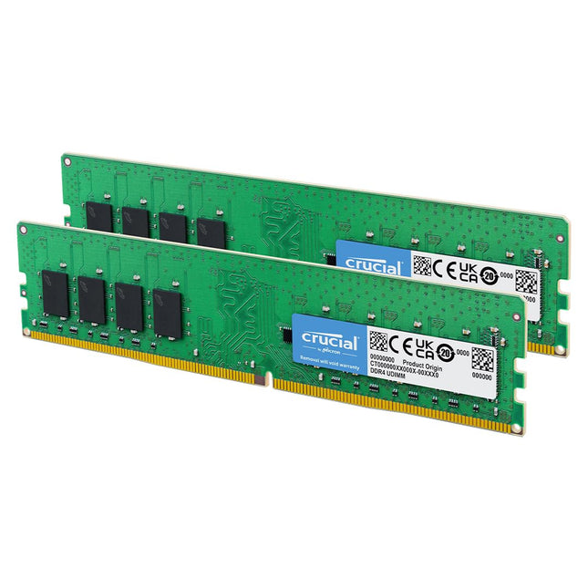 Crucial 16GB 2 x 8GB DDR4 3200MHz CL22 UDIMM Desktop RAM Memory Module