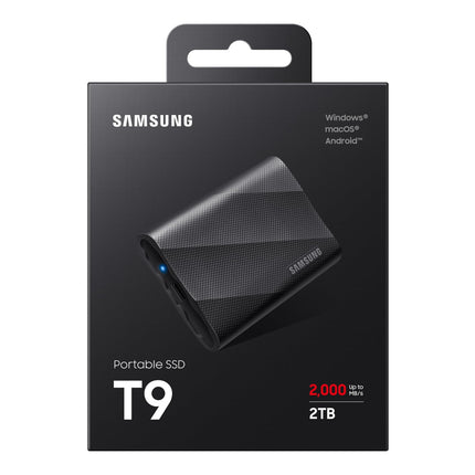 Samsung Portable SSD T9 2TB USB 3.2 Gen 2x2 External Solid State Drive