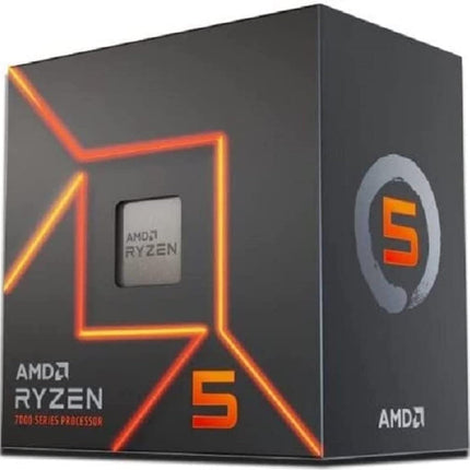 AMD Ryzen 5 7600 AM5 CPU - 6-Core Processor, up to 5.1GHz, With Cooler
