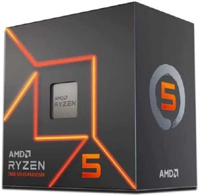 AMD Ryzen 5 7600 AM5 CPU - 6-Core Processor, up to 5.1GHz, With Cooler