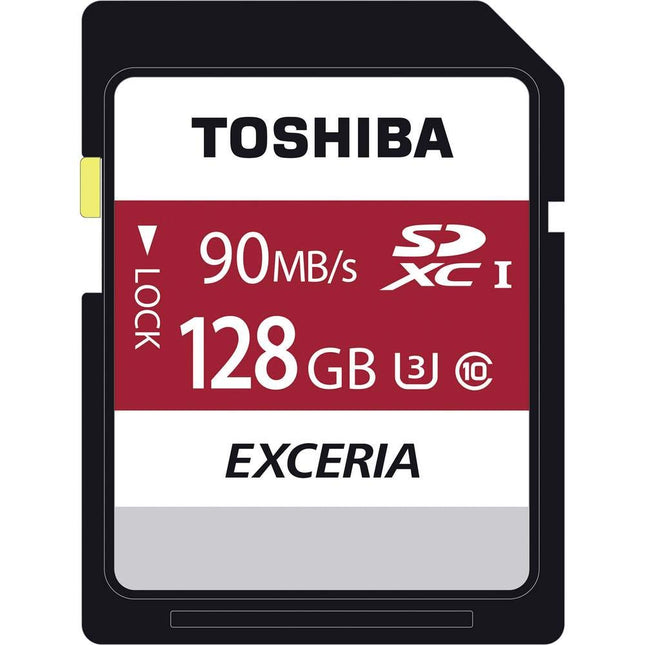 Toshiba EXCERIA N302 128GB SDXC UHS-I U3 Class 10 90MB/s Read Memory Card