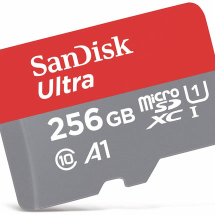 SanDisk Ultra 256GB microSDXC UHS-I U1 A1 Up to 100MB/s Read Memory Card