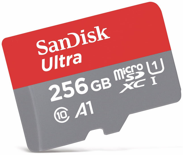 SanDisk Ultra 256GB microSDXC UHS-I U1 A1 Up to 100MB/s Read Memory Card