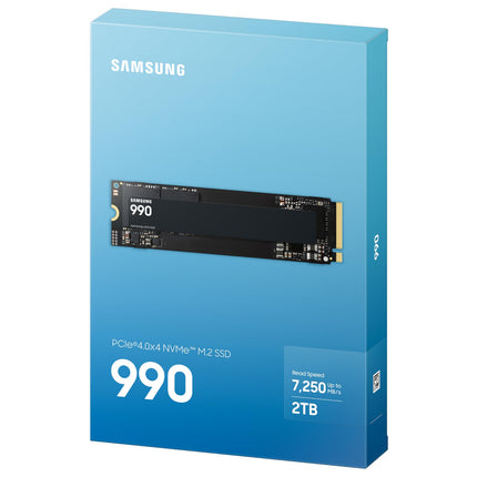 Samsung 990 2TB M.2 2280 NVMe Internal SSD PCIe 4.0 x4 Up to 7,250 MB/s