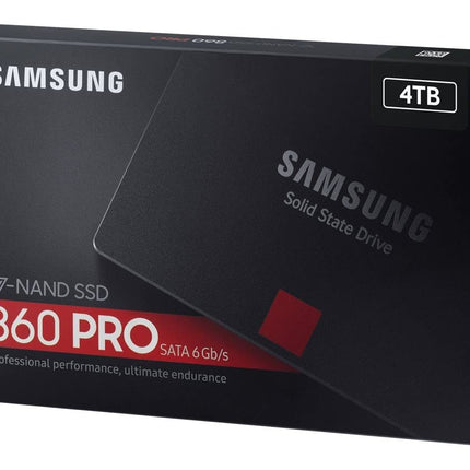 Samsung 860 PRO 4 TB SATA 2.5 Inch Internal Solid State Drive (SSD) (MZ-76P4T0), Black