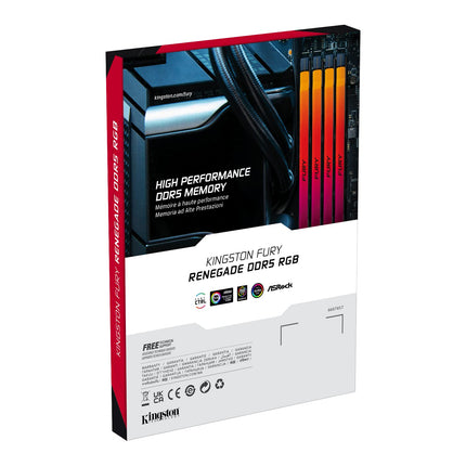 Kingston FURY Renegade RGB 32GB 1 x 32GB DDR5 6400MHz UDIMM Desktop RAM