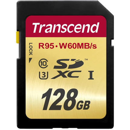Transcend Ultimate 128GB SDXC UHS-I Class 10 U3 60MB/s Write Memory Card