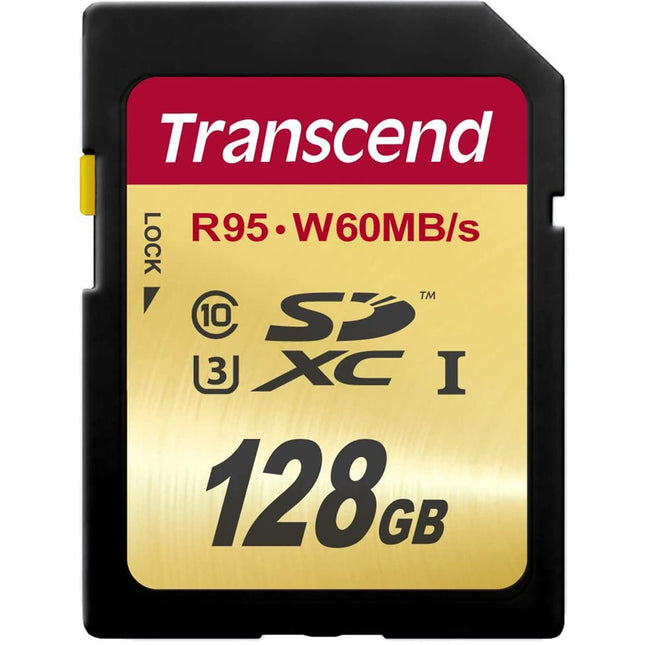 Transcend Ultimate 128GB SDXC UHS-I Class 10 U3 60MB/s Write Memory Card