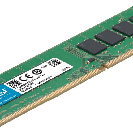 Crucial 32GB 4 x 8GB DDR4 2133MHz CL15 UDIMM Desktop RAM Memory Module