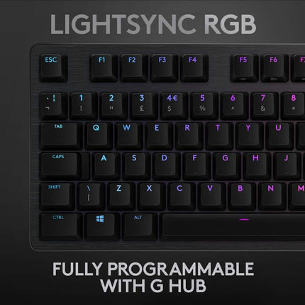 Logitech G512 Carbon Mechanical Gaming Keyboard UK Romer-G Tactile RGB