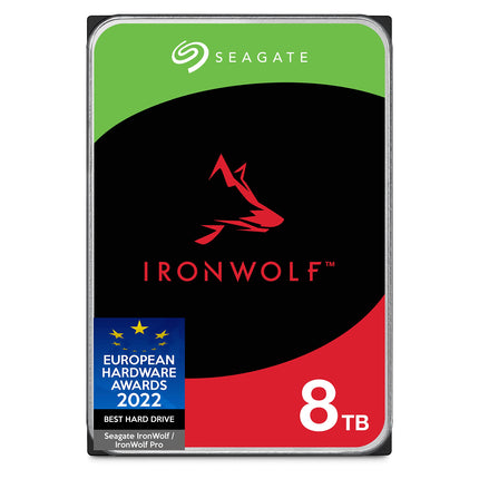Seagate IronWolf 8TB 3.5-inch SATA NAS HDD, 7200 RPM, 256MB Cache, CMR