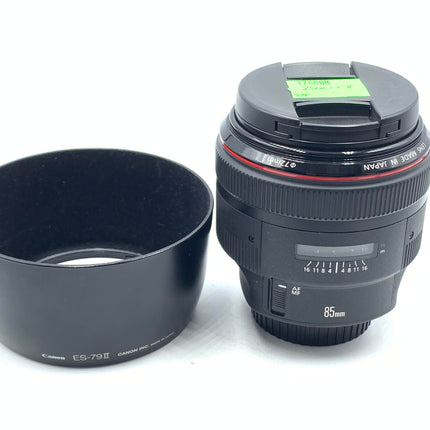 Canon EF 85mm F1.2L II USM Full Frame Portrait Prime Lens Black 1056B005