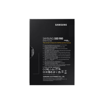 Samsung 980 1TB M.2 2280 NVMe SSD, PCIe 3.0 x4, Internal SSD Internal Drive