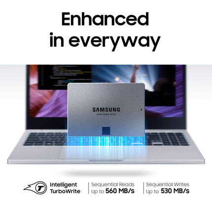 Samsung 870 QVO 4TB 2.5-inch SATA III SSD 560/530 MB/s for PC & Laptop