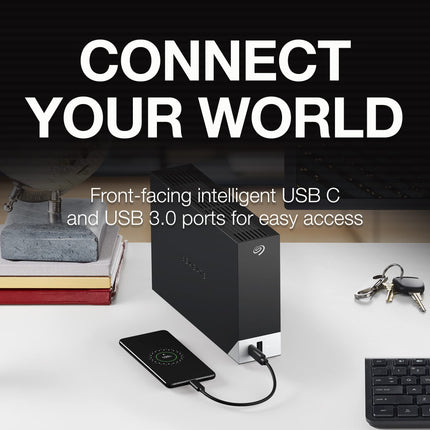 Seagate One Touch Hub 18TB Desktop External HDD USB 3.0 with USB-C Hub