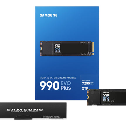 Samsung 990 EVO Plus 2TB M.2 2280 PCIe NVMe SSD, Up to 7250 MB/s Read Drive