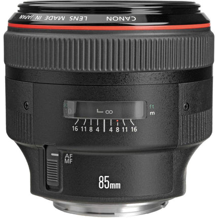 Canon EF 85mm F1.2L II USM Full Frame Portrait Prime Lens Black 1056B005