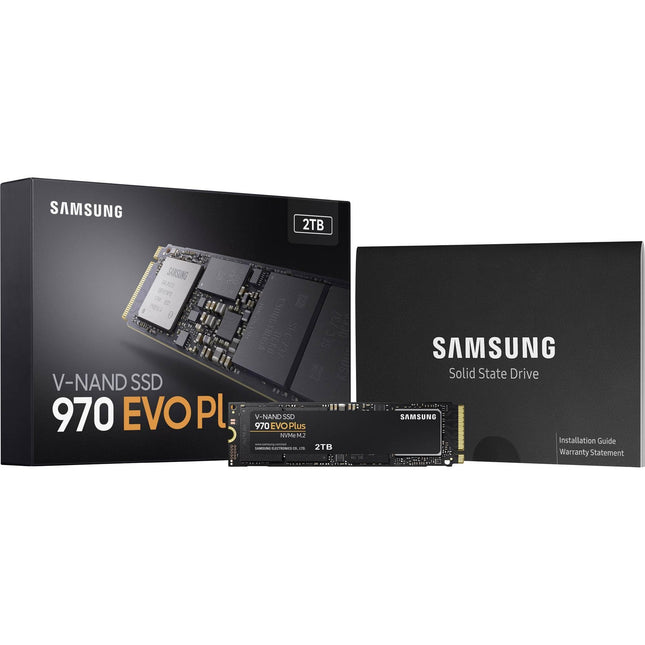 Samsung 970 EVO Plus 2TB M.2 2280 NVMe SSD, PCIe 3.0 x4, Internal SSD Drive